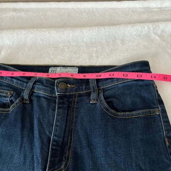 Free People Jeans Straight Leg Dark Wash 61855-16515125 Size 28 - Picture 10 of 14